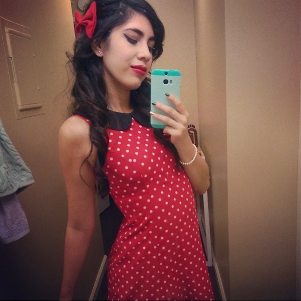 My Michelle vintage Minnie Mouse mini dress sleeveless size 5/6